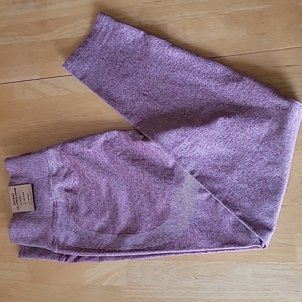 Pink Victoria Secret High Waist Full Length Seamless Leggings